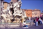 Rome - "Piazza Navona - Fountain Of Four Rivers"